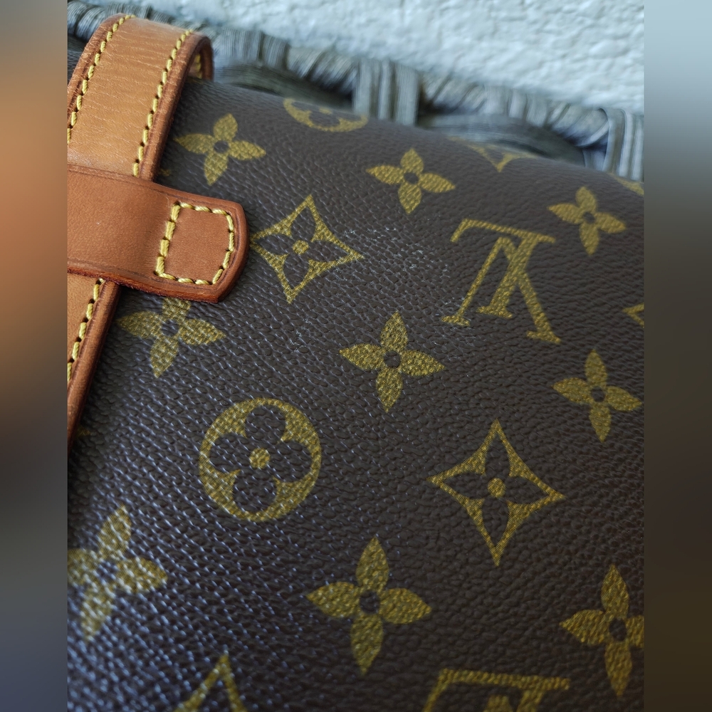 Louis Vuitton Monogram Brown & Tan Crossbody Saddle Bag - Picture 8 of 16